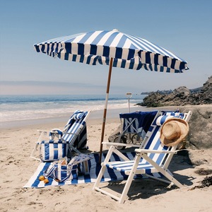 Parasol de plage moderne Amalfi de 6,5 pieds, imperméable, UPF 50+, auvent, cadre solide, parasol de soleil pour hôtel en plein air, parasol de piscine, parasol de jardin - Product Image 6
