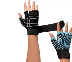 <b>Half</b> Finger Fitness Gloves Mesh Breathable Non <b>Slip</b> Weight Lifting Gym Unisex - Product Image 2
