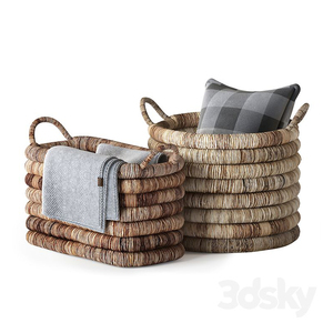Eco-Friendly Decorative Seagrass <b>Basket</b> Perfect for Organizing Fruits, Bread, and Household Items - Product Image 6