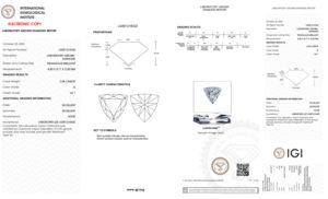 2,04 quilates Triangular respetuoso con el medio ambiente Lab Grown Diamond G Color VS1 IGI Certified Fancy Triangle Cut CVD 551216332 - Product Image 5