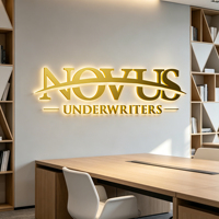 Letrero LED Personalizado Retroiluminado, Letras de Canal 3D de Acero Inoxidable, Letrero Comercial con Logotipo Iluminado para Tienda, Interior y Exterior