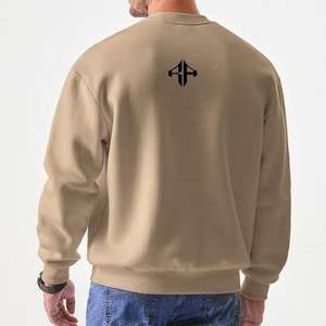 Sudadera OEM para hombre con logotipo personalizado manga larga Color sólido O, cuello sudadera 100% algodón O, cuello de ATLANTIC - Product Image 6