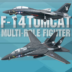 1/72 modellini di mattoncini giocattolo aereo aereo modello di aereo aeronautica <span class=keywords><strong>militare</strong></span> F-14a Set di mattoncini da combattimento Tomcat - Product Image 6
