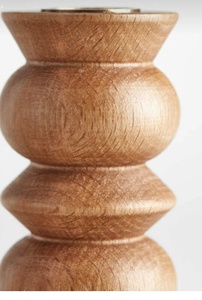 Candelabros de madera de mango indio hechos a mano, candelabros decorativos rústicos, velas de Pilar, decoración de eventos para el hogar, hechos en la India - Product Image 4