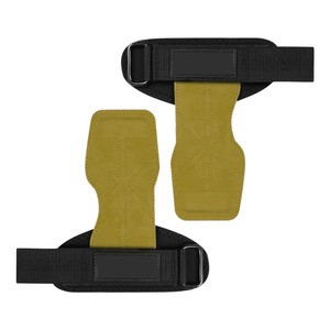 Bandes de poignet rembourrées en néoprène personnalisables unisexes pour l'haltérophilie, poignées en cuir, accessoires de sécurité pour la musculation, poignées de main - Product Image 4