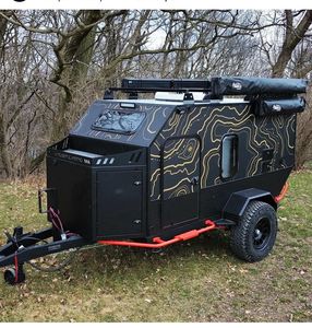 Teardrop <b>Trailer</b> <b>Trailers</b> Off-road caravan Camper Mini caravan <b>TRAILER</b> for Family Camping caravan for sale. - Product Image 3