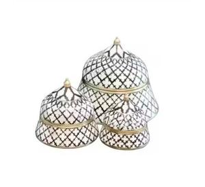 Fournitures en gros de haute qualité Base en bois attrayante chauffe-aliments avec casserole en métal support Chapati pour servir une marmite - Product Image 6