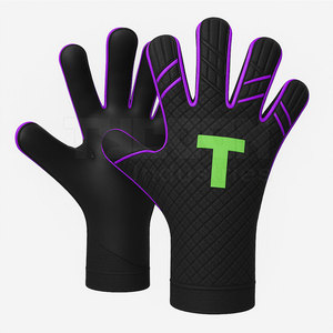 Gants durables de gardien de but de football avec la protection renforcée de paume et de doigt - Product Image 4