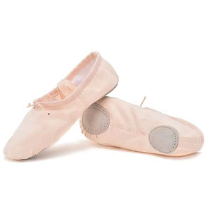 FEZMAX Venta al por mayor de fábrica, calzado profesional de ballet, zapatillas de ballet de satén brillante color carne con entresuela de carbono y cuero genuino. - Product Image 6
