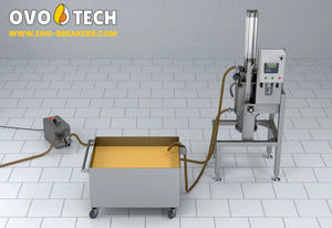 Filtro de Huevos Líquidos OVO-TECH con Malla de Alambre, Acero Inoxidable 304 de Grado Alimenticio, Caja de Engranajes, Uso Comercial en Hostelería, Pistón Totalmente Automático, 100W - Product Image 2