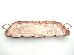 Wholesale Luxurious Food Serving Brass <b>Tray</b> Metal Copper Brass Storage <b>Jewelry</b> Cosmetic Vanity <b>Tray</b> Stainless Steel Serving <b>Tray</b> - Product Image 2