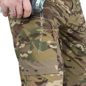 Pantalon en nylon léger, imperméable, coupe-vent, respirant, fin pour homme, 8 poches fonctionnelles, ceinture élastique, inserts - Product Image 5