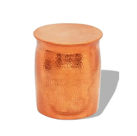 En gros Dernière Arrivée Style Moderne En Métal Martelé Tabouret Meubles Faits À La Main Superbe Qualité Côté Centre Table Couleur Personnalisée