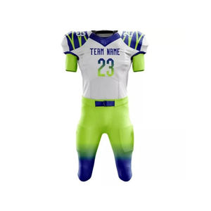 Customizable Plus Size American <b>Football</b> Training Sports Uniform High Quality Short Sleeves for Adults Youth Breathable Design - Product Image 5