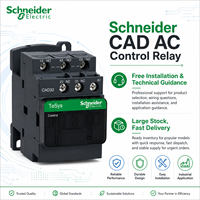 Relais de commande AC Schneider Electric TeSys CAD32 CAD50 24V 110V 220V 380V 3NO 2NC 5NO Relais auxiliaire industriel