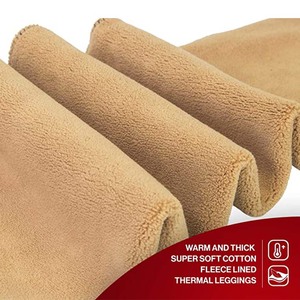 OEM Winter Warm Leggings Women Elastic Thermal Legging Pants Cotton Fleece Lined Thick Tights Weather Enjoyment Leggings - Product Image 3