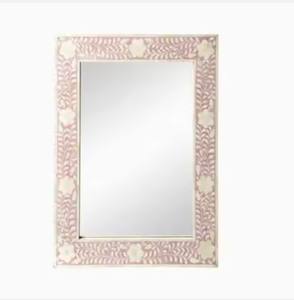 Rectangular Shape Bone Inlay <b>Mirror</b> Frame Handmade Large Size <b>Mirror</b> Frame for Wall Decor - Product Image 1