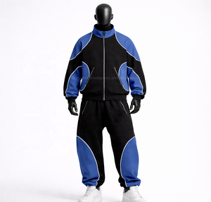Conjunto Deportivo Personalizado para Hombre con Capucha, Tejido de Punto, Estampado Digital, Poliéster/Algodón, Color Sólido, Grueso, 300g, Transpirable, Informal - Product Image 3