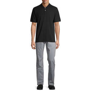 Haute qualité sur mesure hommes pour polos 100% coton élégant noir chemises de golf prix de gros pour adultes - Product Image 4