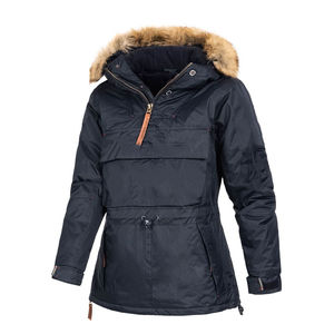 Veste parka pour femme sur mesure avec doublure en polaire intérieure, imperméable, mode automne, capuche réglable, épaisseur standard - Product Image 4