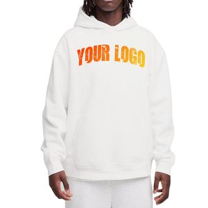 Haute qualité automne hommes lavage à l'acide 100% coton pull à capuche avec Logo personnalisé en détresse broderie sweat à capuche - Product Image 1