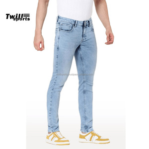 TWILL SPORTS – Nouveauté 2026 : Jean en denim classique pour homme, en coton et élasthanne, respirant, taille mi-haute, pour un style décontracté et une touche de style à votre garde-robe. - Product Image 3