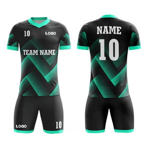 Uniforme de football à manches courtes Offre Spéciale pour garçons Uniforme de football Uniforme de football imprimé par sublimation de haute qualité Hommes - Product Image 5