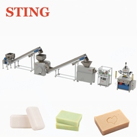 STING LAP100-AS Machine entièrement automatique de fabrication de savon en barre, ligne de production à petite échelle avec contrôle précis de la température 380V
