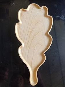 Plateau de service en bois unique/assiette de nourriture en bois chaude Style moderne rustique, plateau de service en bois fait main/assiette de nourriture en bois chaude - Product Image 5