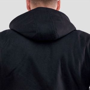 Trendy Custom Black Varsity Leather Jacket Men Winter Letterman Bomber Baseball Jacket Woven <b>Decoration</b> <b>Ribbons</b> Plain Fabric - Product Image 6