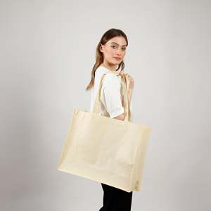 <b>Medium</b> Size Durable Reusable Non-Woven Tote <b>Bag</b> Eco-Friendly Recyclable Custom Printing Letter for Advertising Daily Use <b>Gift</b> - Product Image 2