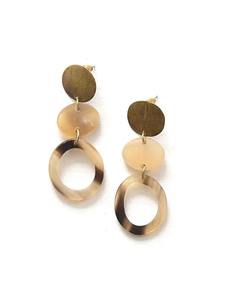 Boucles d'oreilles en corne naturelle fabriquées à la main Bijoux d'inspiration tribale uniques légers pour un usage quotidien et spéciaux par Artisan Craft - Product Image 6