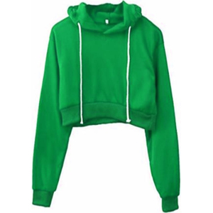 Nueva Llegada, Top Corto para Mujer al por Mayor, de Alta Calidad, con Logotipo Personalizado, Material de Buena Calidad, Sudadera con Capucha - Product Image 3