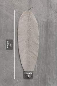 Élégant crème macramé tenture murale décor feuille forme décoration de la maison Art déco Design bois artisanat en gros - Product Image 3