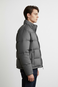 Chaqueta de Invierno para Hombre, Acolchada, con Capucha, Cierre Completo, Ligera, Impermeable, Transpirable, Informal, de Fábrica - Product Image 2