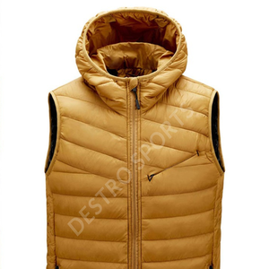 Gilet bouffant respirant haut tendance gilet à fermeture éclair vestes bouffantes Gilet bouffant sans manches fabriqué en usine prix de gros hiver - Product Image 6