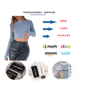 Custom Women Cutout <b>Long</b> <b>Sleeve</b> <b>Top</b> Quality Tshirt <b>Low</b> <b>Cut</b> Hollow Out Open Back Blouse Crop <b>Top</b> Tee O-neck T-shirt for men - Product Image 5