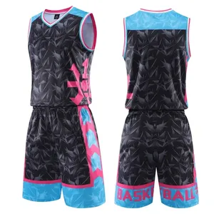 Uniformes de basket-ball imprimés sur mesure de haute qualité - Product Image 1