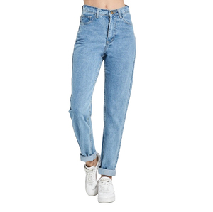 Quần bò nữ cạp cao quần bút chì quần giản dị của phụ nữ quần jean bó sát của phụ nữ 2024 quần eo lớn bán buôn - Product Image 1