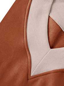 Sudadera con Capucha Extra Grande para Mujer, Sudadera de Invierno de Forro Polar, Antibolitas, Dobladillo Acanalado, Manga Larga, Ajuste Holgado, Estilo Urbano - Product Image 3