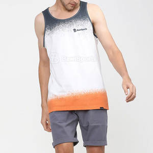 El mejor material Camiseta sin mangas para hombre Diseño de logotipo personalizado Venta caliente al mejor precio - Product Image 5