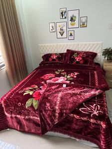 100% Polyester <b>Raschel</b> Plush <b>Blanket</b> Size 200x240cm Soft Winter Queen Size 2Ply 8.7 Kg Quilt Vietnam Factory Bedding Home Use - Product Image 5