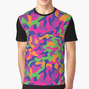 Pro Gaming Jersey Neon Trim Digital Camo Textura Personalizada Esports Team Shirt Esports Uniforme Digital Camo Base - Product Image 1