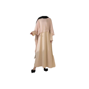 Conjunto islámico para mujer con cintura Imperio y escote en V, perfecto para salidas de otoño e invierno, disponible para la venta - Product Image 1