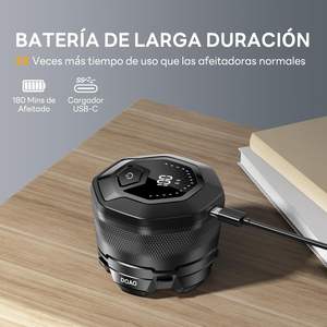 Afeitadora Eléctrica Inalámbrica Mejorada, Impermeable IPX7, Afeitadora Rotatoria para Hombres Calvos, Afeitado en Seco/Húmedo con USB C, Aplicación RV - Product Image 5
