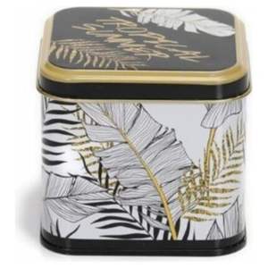 Boîte carrée d'été tropicale de 90x90x80mm avec couvercle coulissant Capacité de 0.6 L pour organisateurs de bijoux - Product Image 2