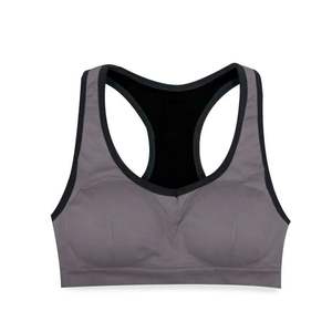 Vêtements de sport de gymnastique légers à haute intensité pour femmes Débardeurs de yoga à col haut Soutiens-gorge de sport rembourrés Extensible dans les quatre sens Long Respirant - Product Image 2