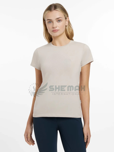 Camiseta ajustada para montar a caballo para mujer, Top elegante de competición ecuestre, ajustada, ligera, duradera, transpirable, de tela elástica - Product Image 5