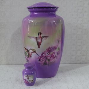 Urna de cremación impresa para adultos más vendida, urna conmemorativa de estilo americano para cenizas, fabricada y suministrada por HHO - Product Image 6