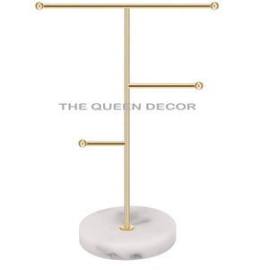 Alta calidad fácil de montar Metal de acero inoxidable en forma de árbol Metal joyería soporte de suspensión de pie soporte de joyería decorativa - Product Image 4